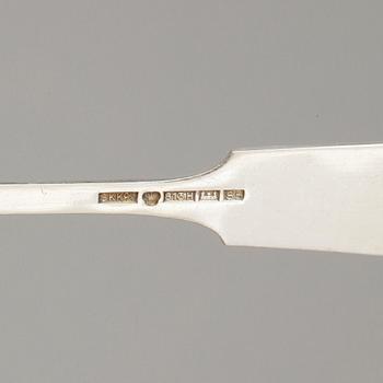 PARTI SILVER, 44 delar. Totalvikt ca 1270g.