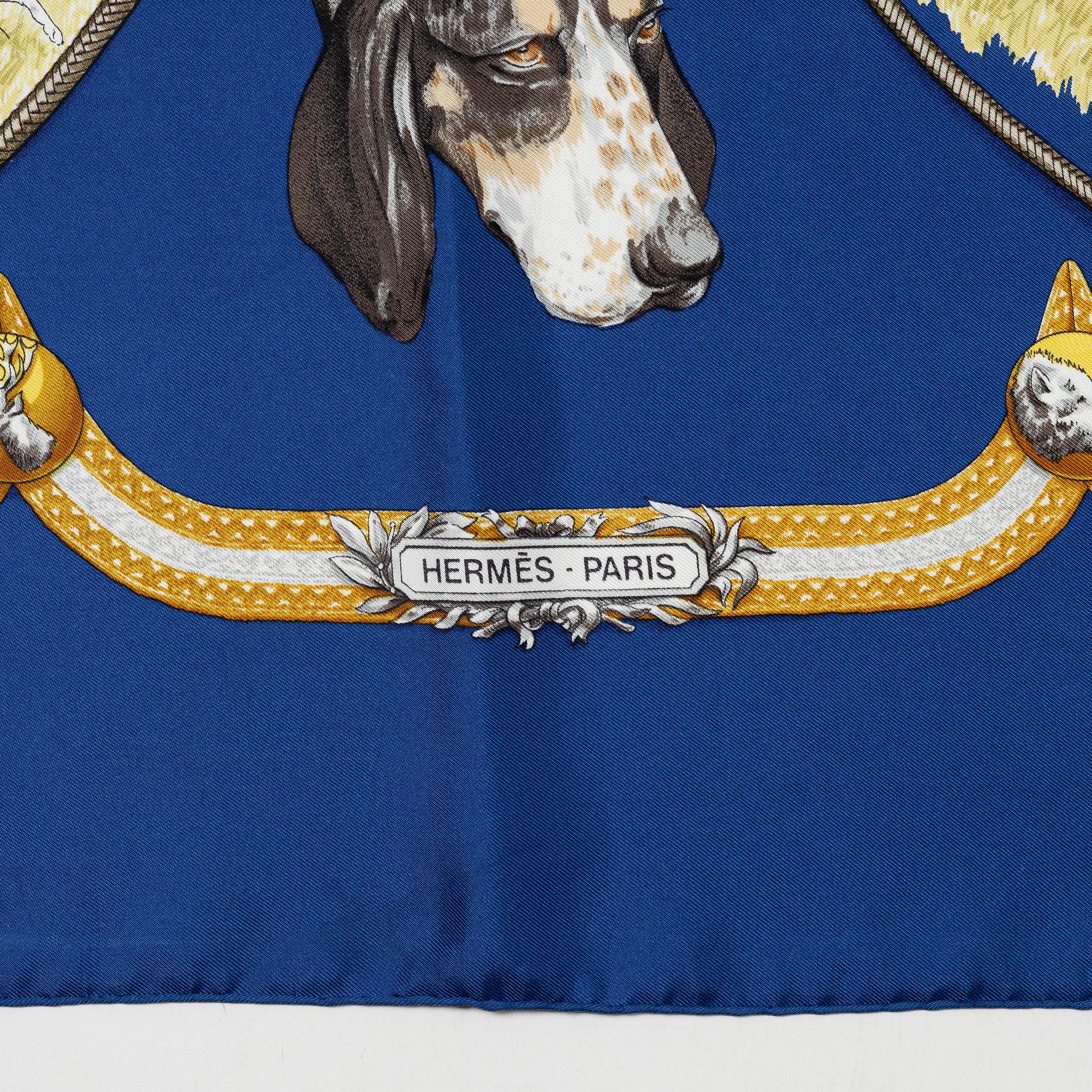 Hermès, scarf, "Le Laisser courre".