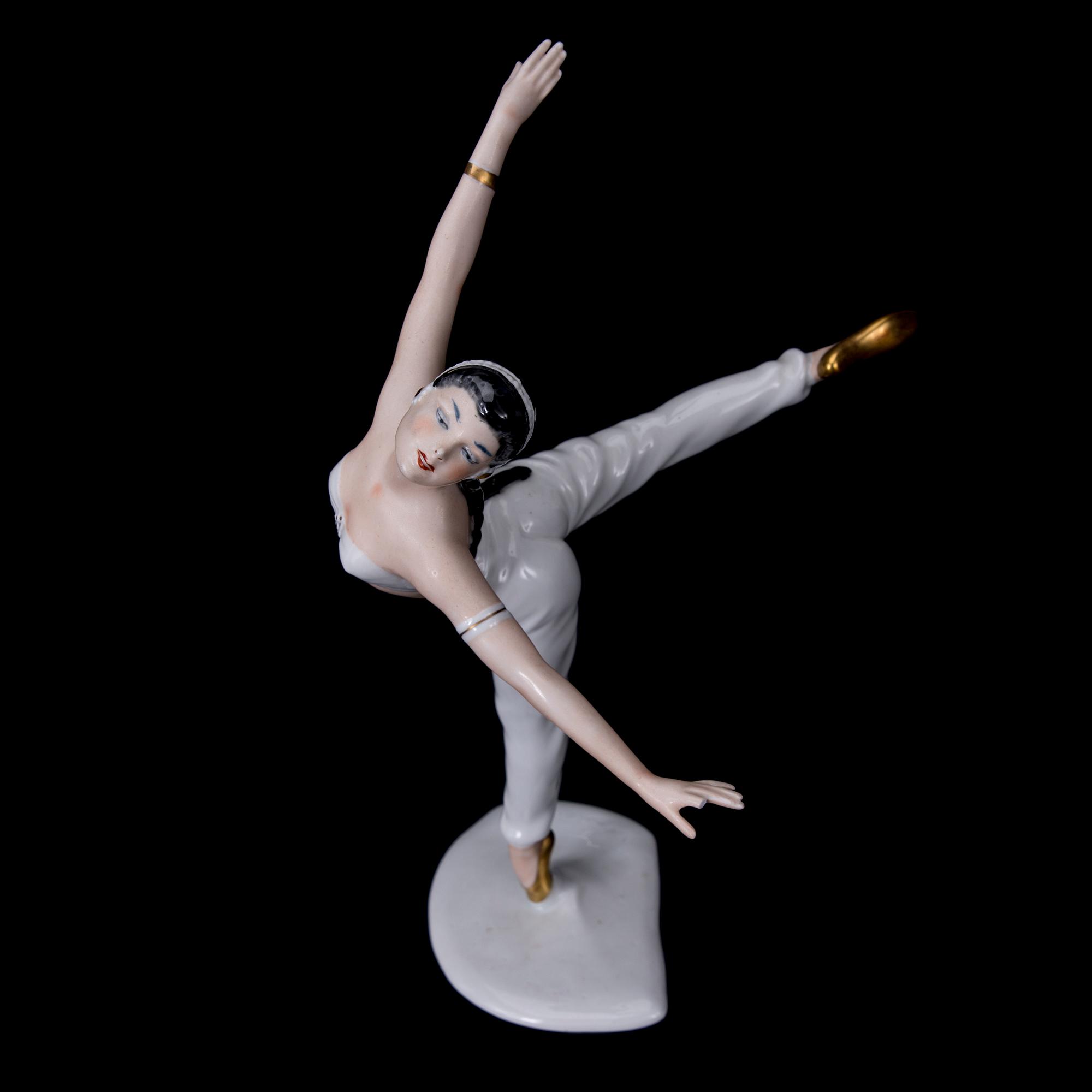 FIGURIN, porslin, Wallendorfer Porzellan, Tyskland, efter 1964.