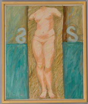 KUUTTI LAVONEN, gouache, signerad och daterad 19.12. 1988.
