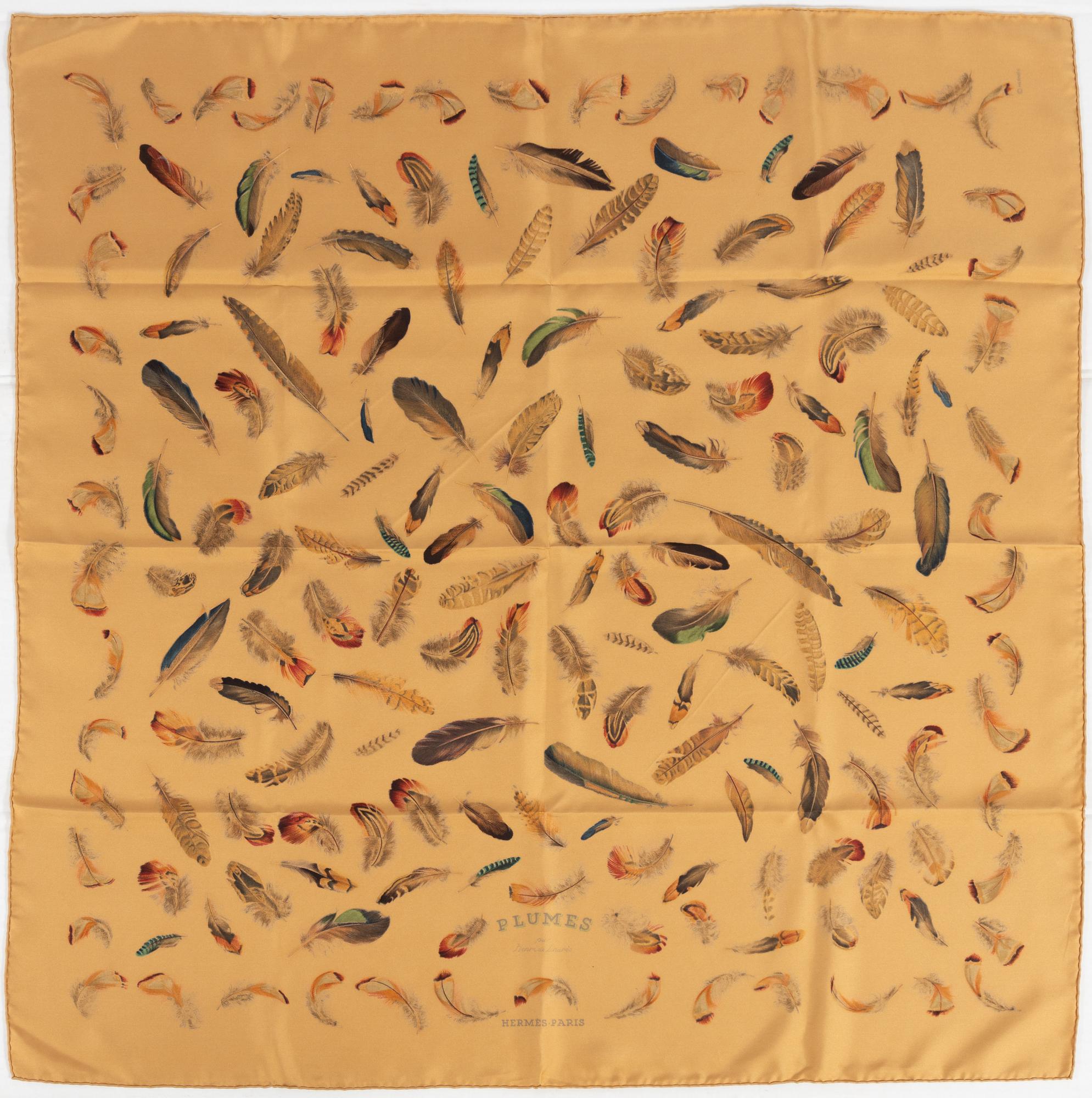 Hermès, scarf, "Plumes".