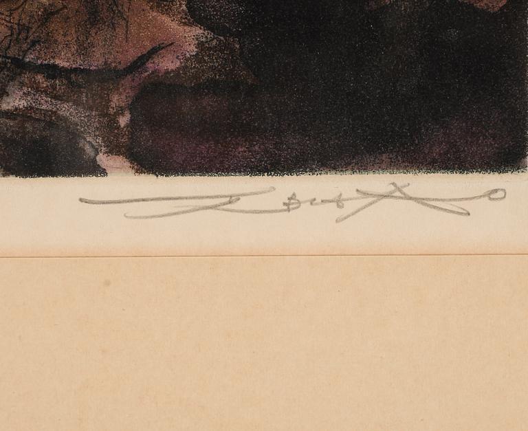 ZAO WOU-KI, färgakvatint, signerad och numrerad 145/150.