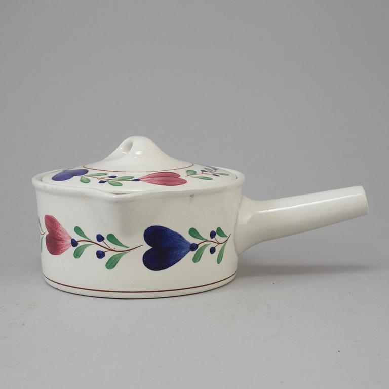 MATSERVIS, "Allmoge", 61 delar, porslin, Gustavsberg, tidigt 1900-tal.