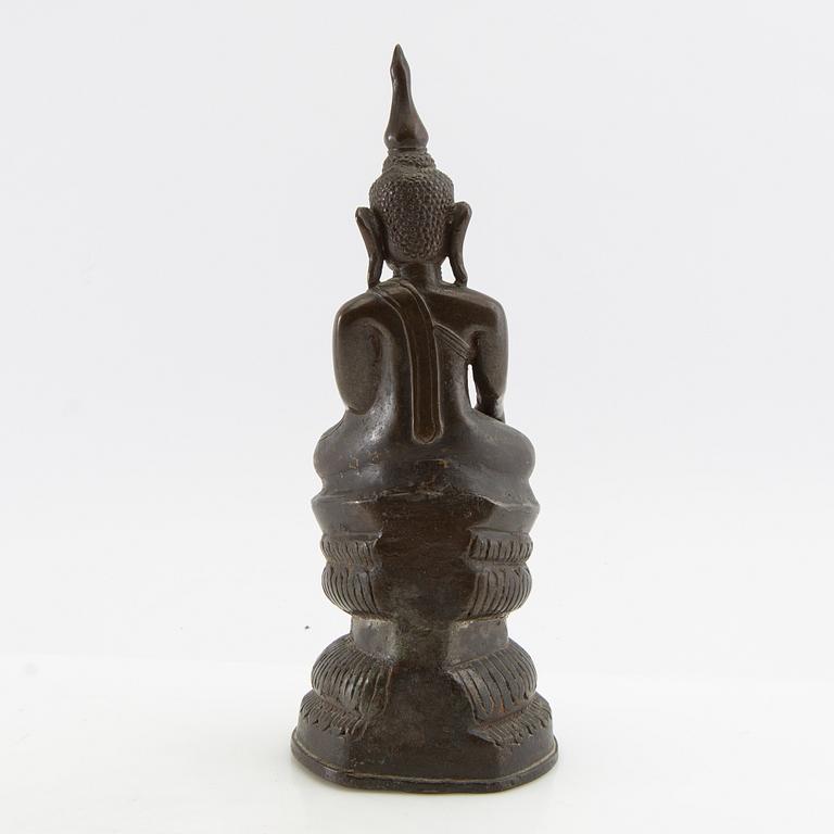 Buddha, bronze. Burma, probably 20th century.