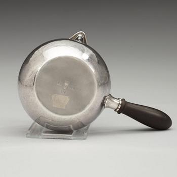 A Georg Jensen sterling sausière, Copenhagen 1933-44, design nr 55 B.