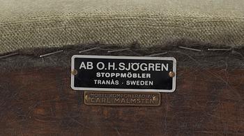 FÅTÖLJ, "Farmor", Carl Malmsten, Sjögren, Tranås, 1900-talets mitt.