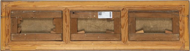 Konrad Simonsson, Coastal Landscape, Summer (3 pieces framed together).