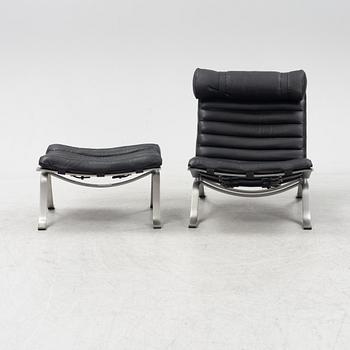 Arne Norell, fåtölj och fotpall, "Ari", Norell Möbel AB,