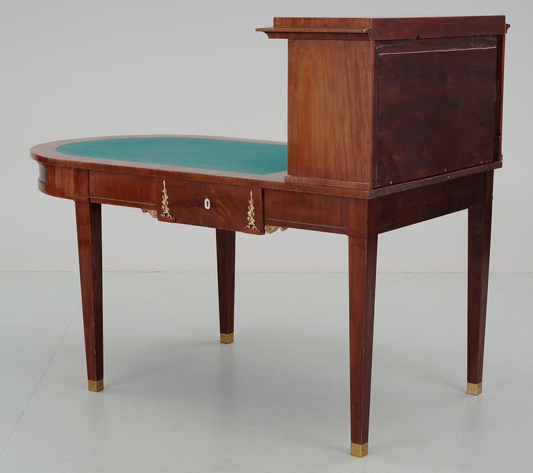 A Swedish Empire writing desk by D. Sehfbom.