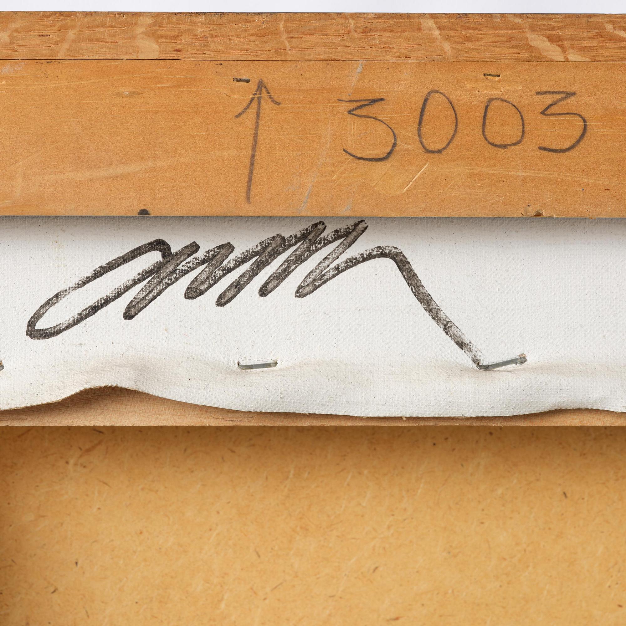 Arman (Armand Pierre Fernandez), "Monochrome Accumulation no. 3003".