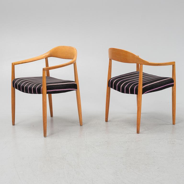 Four Swedish chairs, 1960's.