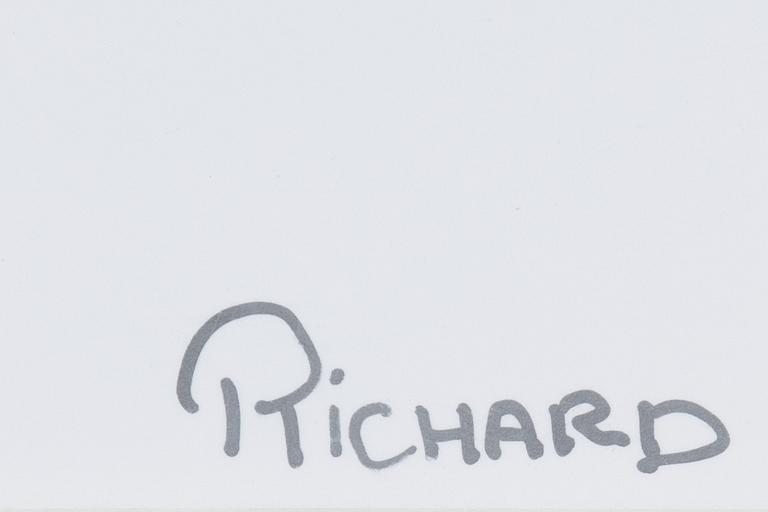 Richard Ahlström, photograph, signed.
