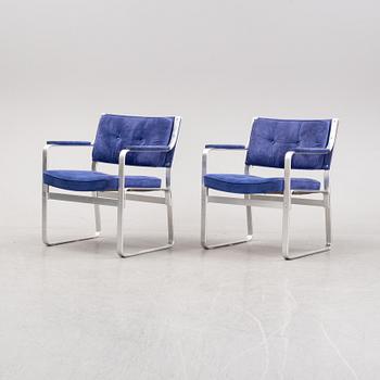 Karl Erik Ekselius, a pair of 'Mondo' armchairs, later part of the 20th century.
