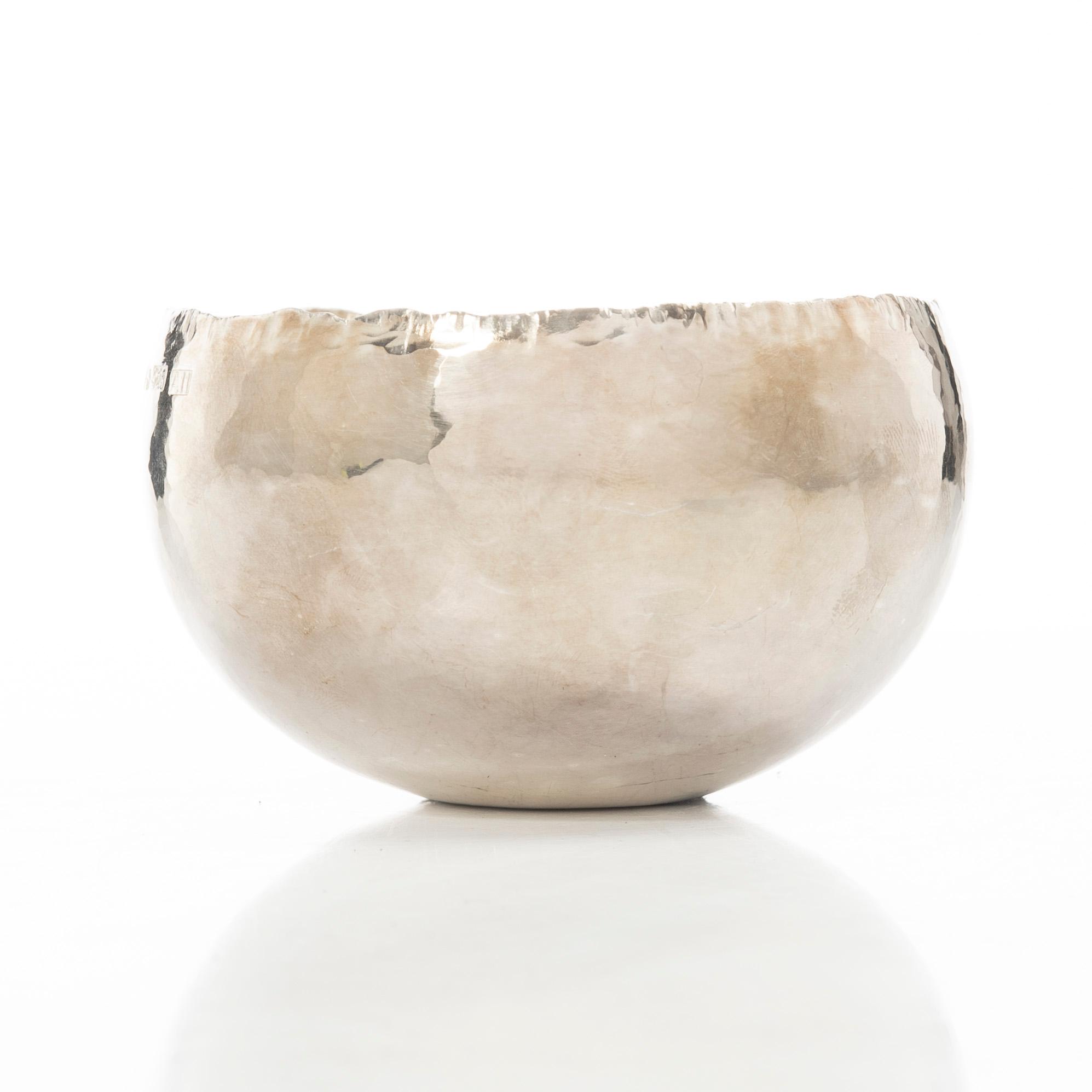 Leif Söderlund Silversmide, skål, sterling silver, Borlänge 1999.