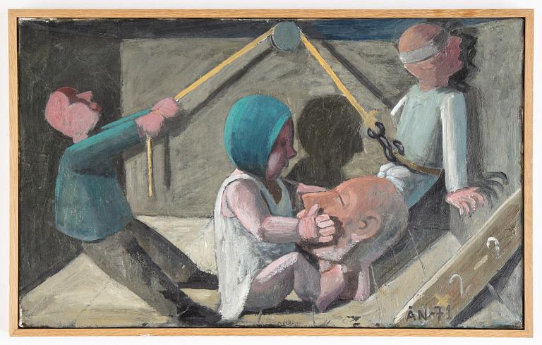 Åke Norlander, oil on canvas, signed and dated -71.
