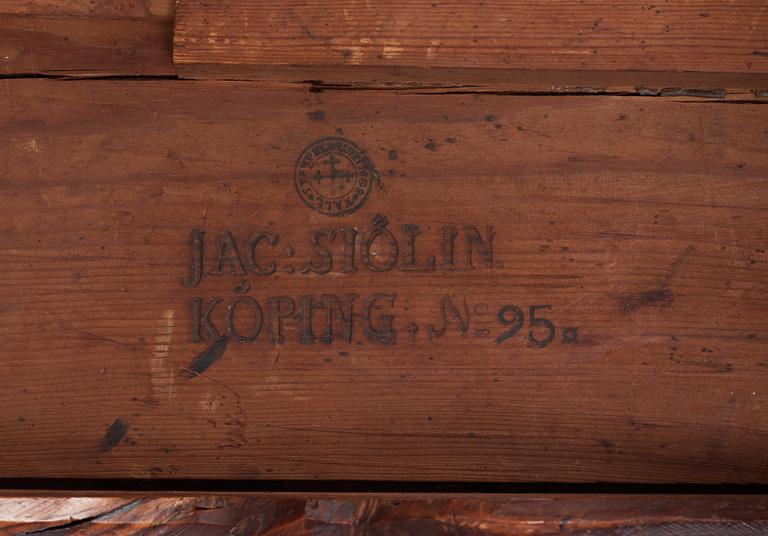 A Swedish Rococo 18th century card table by J. Sjölin.