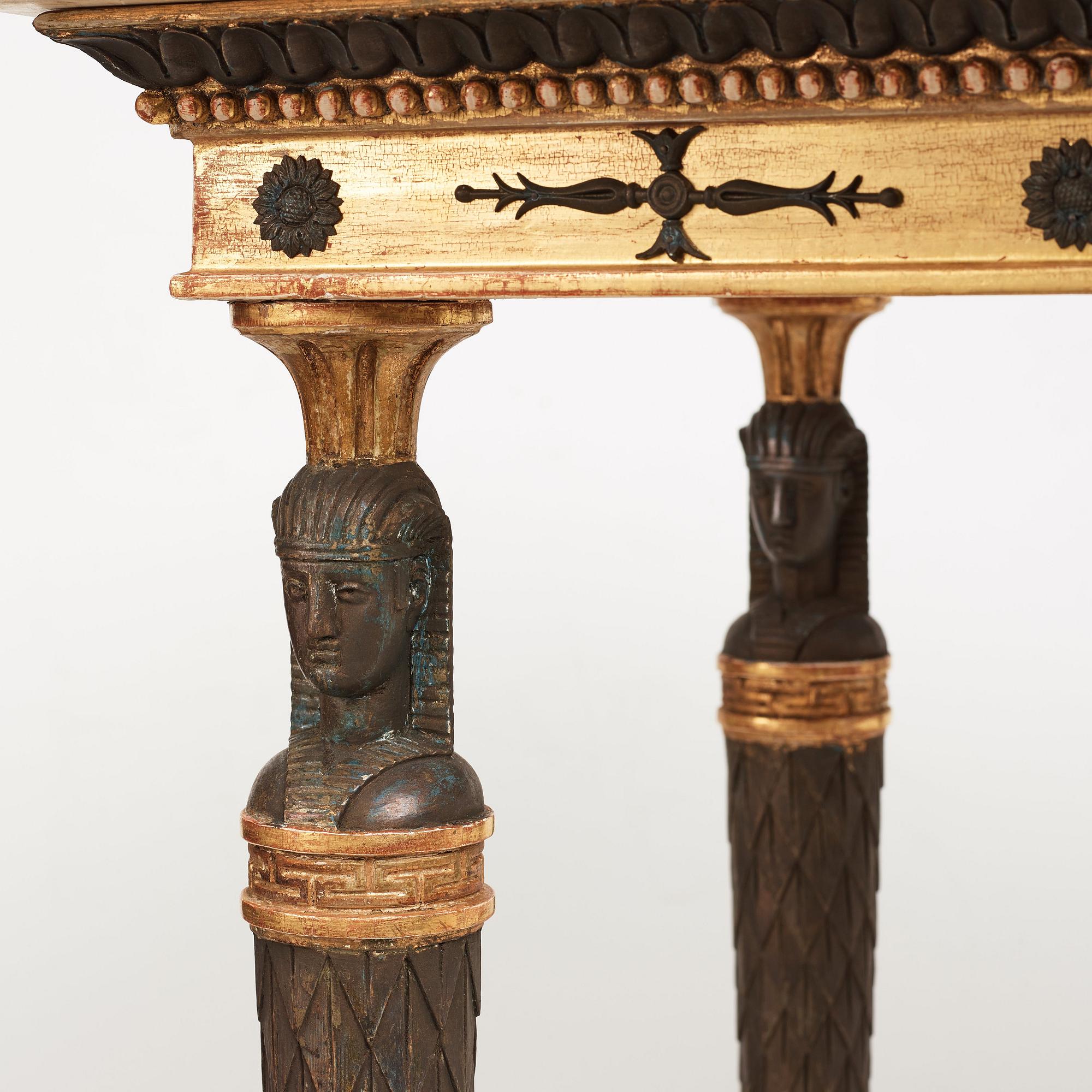 KONSOLBORD, sengustavianskt stockholmsarbete, 1800-talets början.