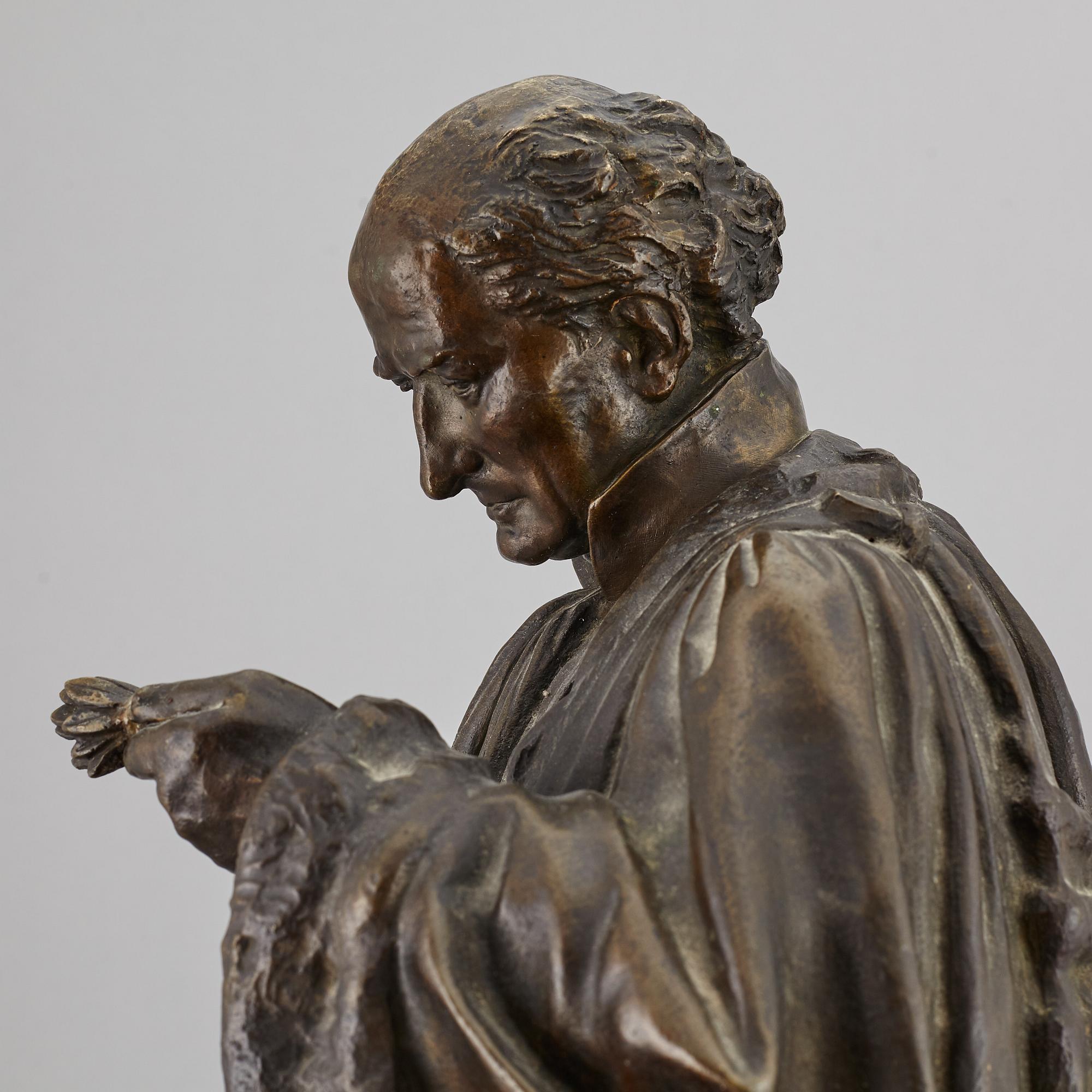 JEAN-FRANÇOIS LEGENDRE-HÉRAL, attributed to, sculpture, bronze, signed and dated 1843.