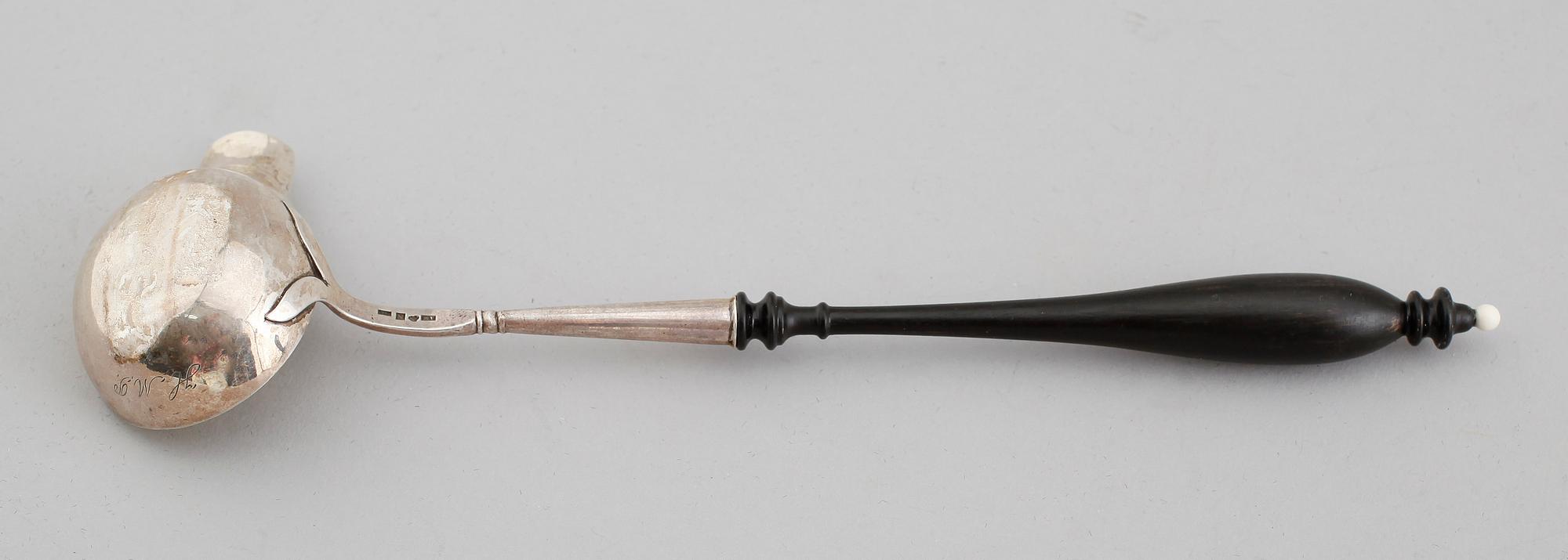 SÅSSLEV, silver, stämplad A. Wennerstam,  Norrköping 1863.
