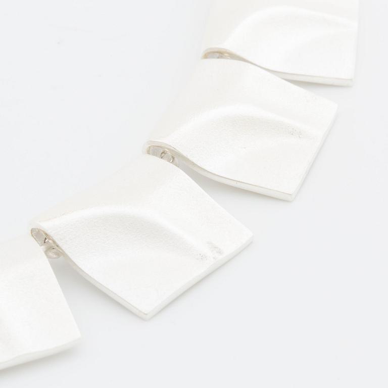 LAPPONIA NECKLACE, silver, "Galactic Peaks, design Björn Weckström, Finland, original pouch.