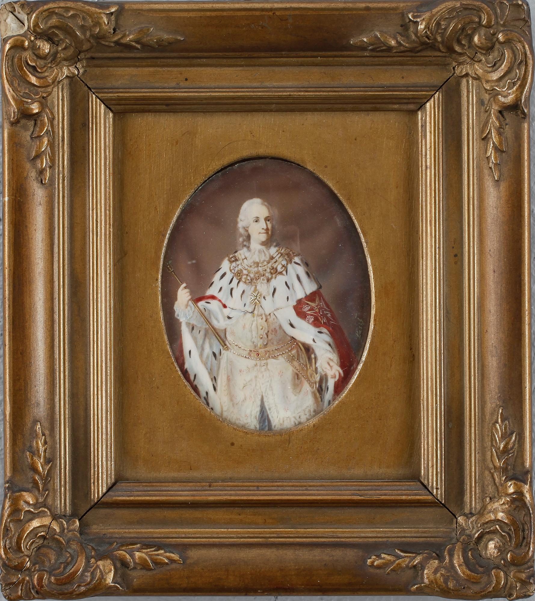 LORENS PASCH DY, efter, miniatyr. Troligen 1800/1900-tal.