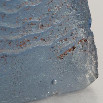 Bertil Vallien, a unique sand cast glass sculpture, Kosta Boda, Sweden.