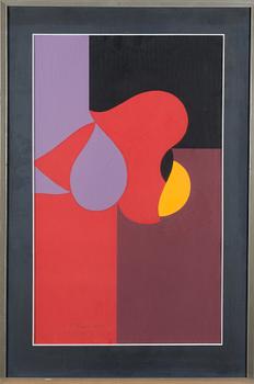 PAULI VUORISALO, serigrafi, signerad, numrerad 25/40, daterad -71.