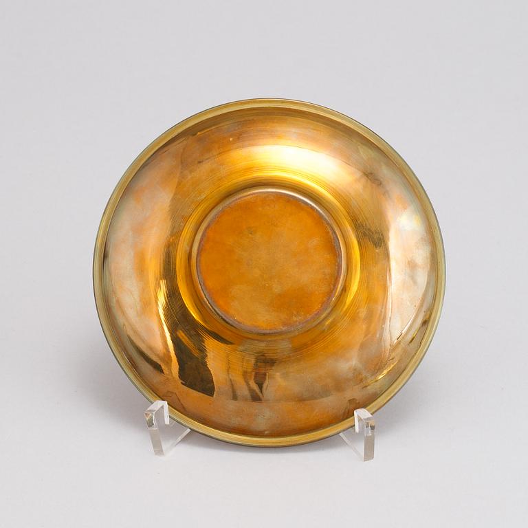 Five silver plates by Ilias Lalagounis, Greece.