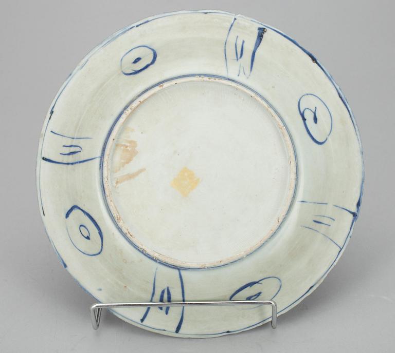 SKÅLFAT, kraakporslin, Kina, Mingdynastin, Wanli (1573-1619).