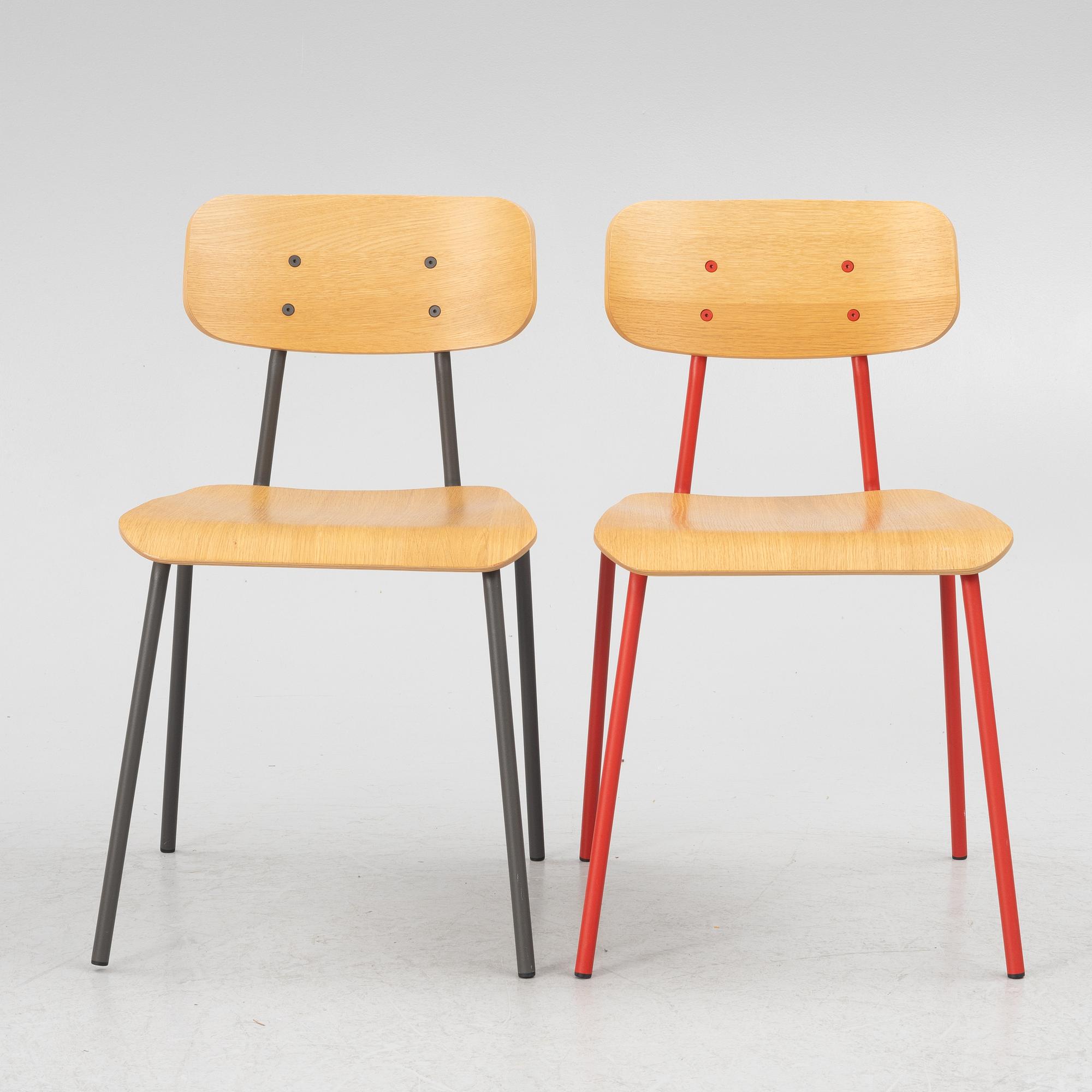 A set of six 'Hester' chairs, Habitat.