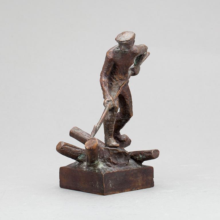 PER NILSSON ÖST, skulptur, brons, monogramsignerad.