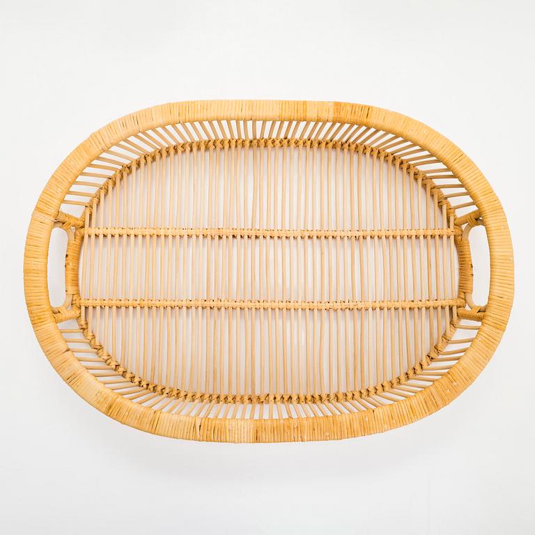 A mid-20th century serving tray, retailer Artek.