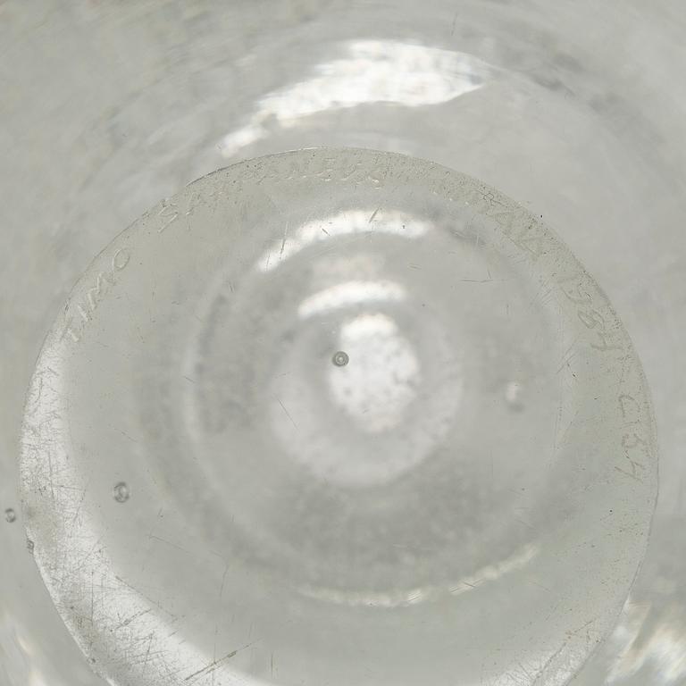 Timo Sarpaneva, glasskulptur, "Claritas", signerad Timo Sarpaneva Iittala 1984 C54.
