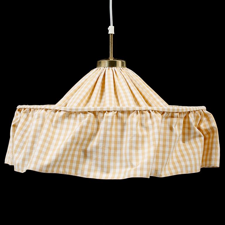 TAKLAMPA, "modell 2560", Josef Frank, Firma Svenskt Tenn, Höjd ca 30 cm exkl sladd.