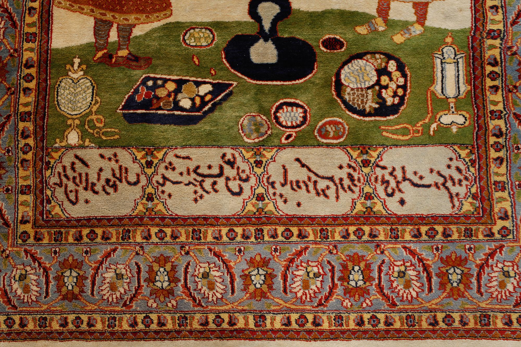 MATTA, orientalisk, figural, old, 120 cm x 200 cm.