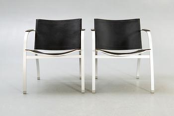 Tord Björklund, armchairs, a pair, Ikea, "Stockholm", 1990.