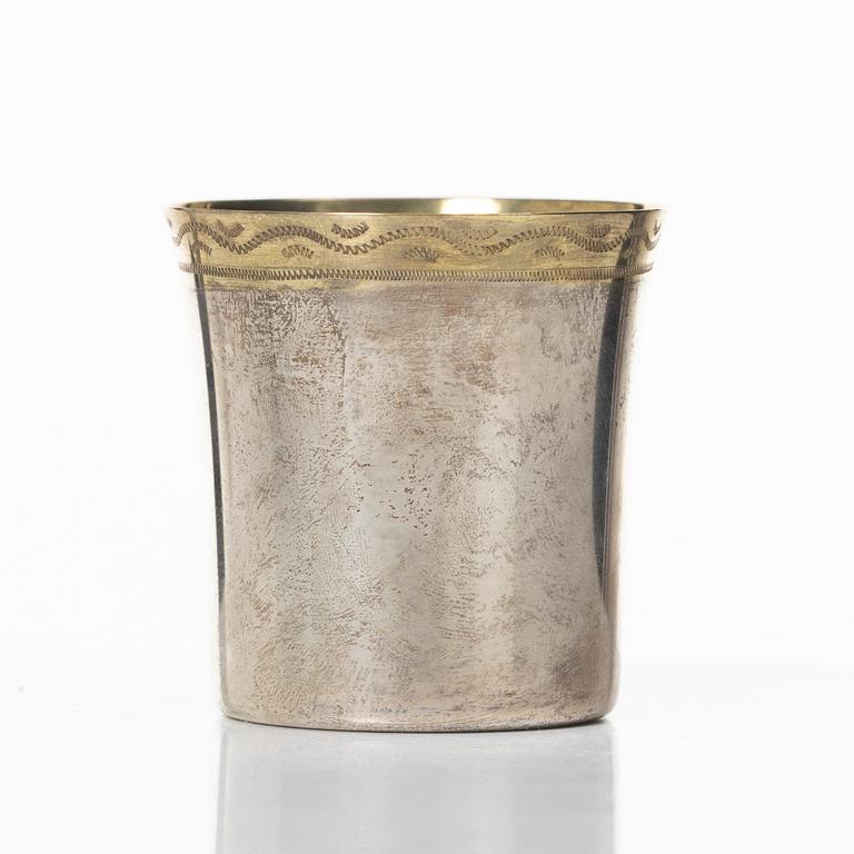 C.G. Hallberg, Six silver cups, Stockholm 1955.