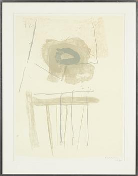 Robert Motherwell, litografi, signerad, numrerad 177/300. Utförd 1971 - 1972.