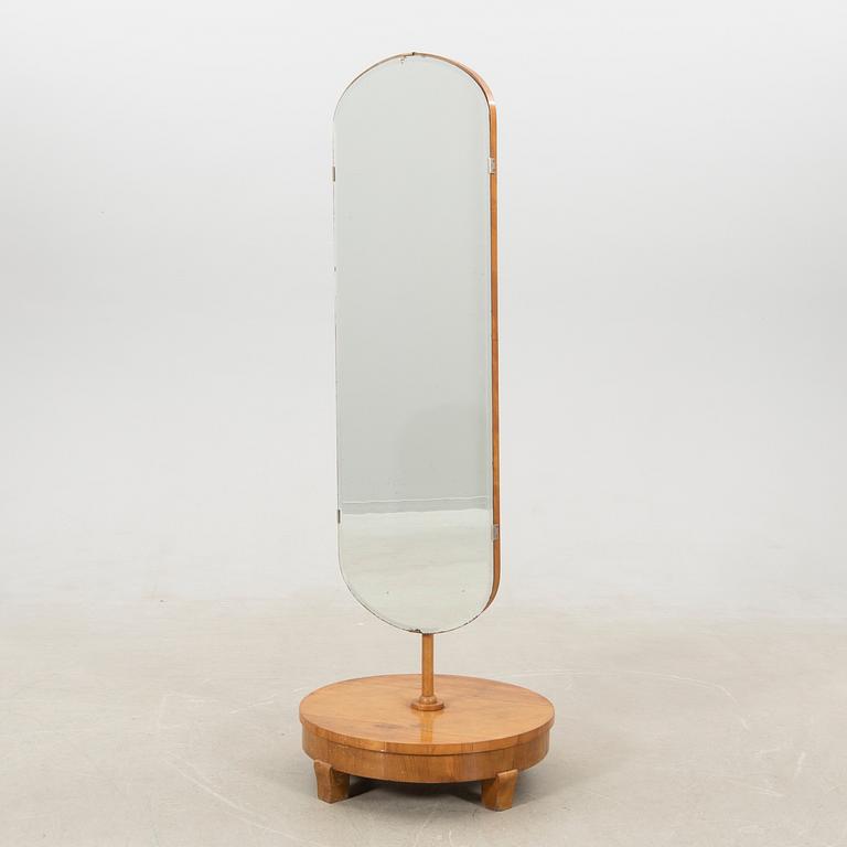 Floor mirror, first half of the 20th century.