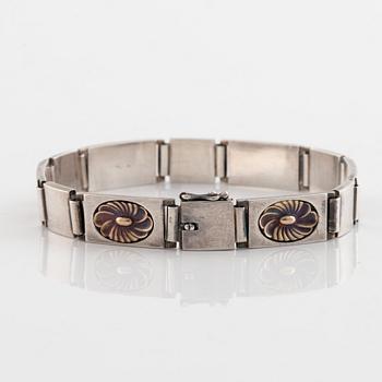 Georg Jensen, silver bracelet, Denmark.