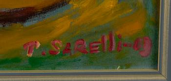 PAAVO SARELLI, oil on board, signed and dated -03.