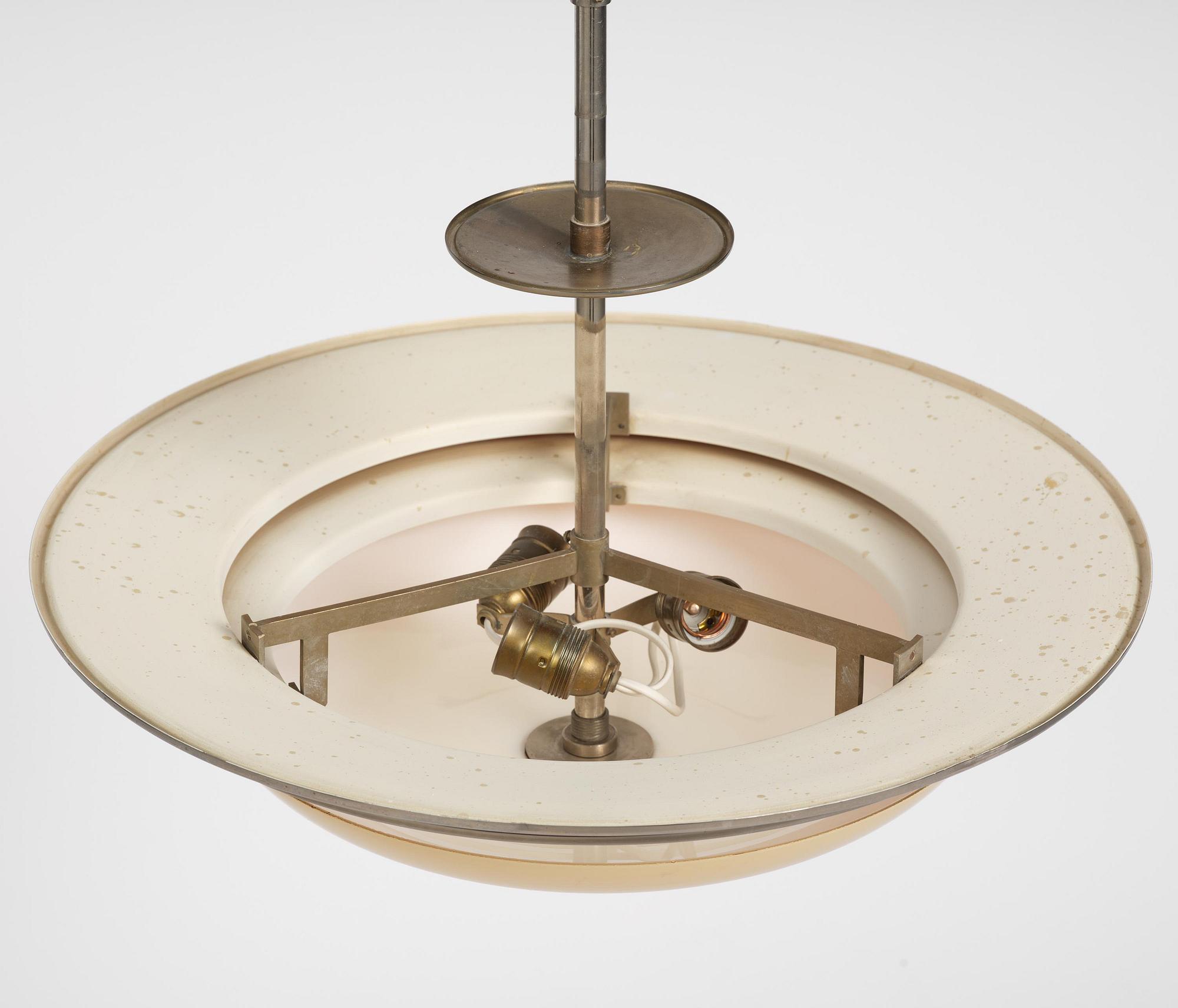 Erik Tidstrand, taklampa, modell 28805, Nordiska Kompaniet, 1930-tal.