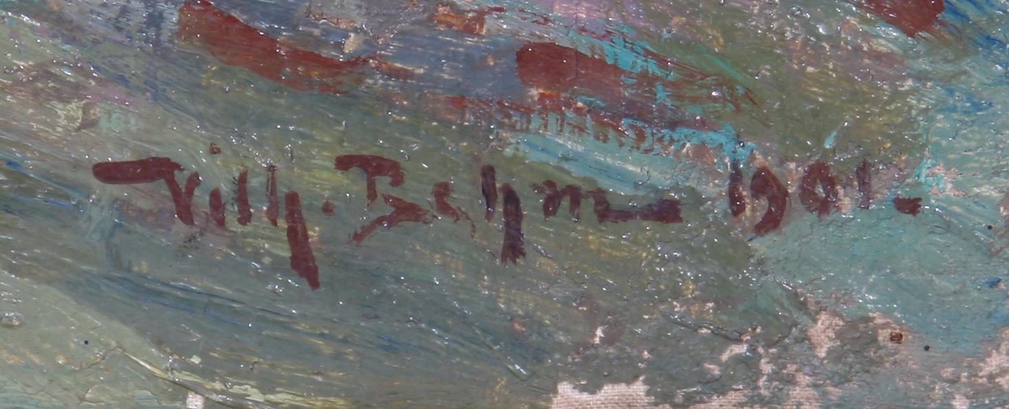 WILHELM BEHM, Olja på duk, sign.