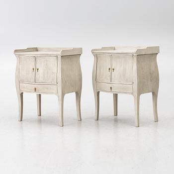 Pair of commodes, Rococo style, late 20th century.