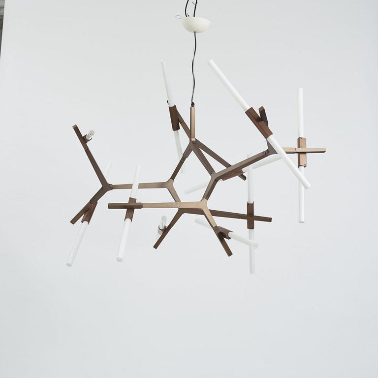 Lindsey Adelman, taklampa, "Agnes Chandelier 20", Roll and Hill, USA, efter 2010.