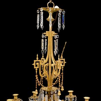 A late 19th century chandelier.