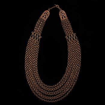 HALSSMYCKE, "Hämäläinen juhlakääty", brons, Kalevala Koru. 1900-tal.