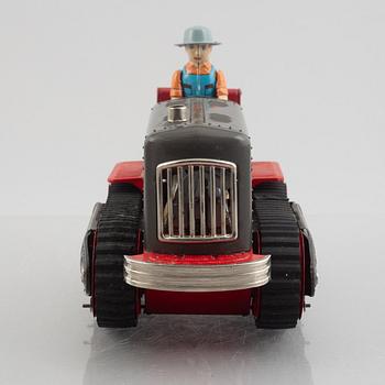 Toy, Piston Action, "Tractor", T.N., Japan, 1950s/60s.