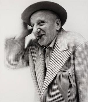 285. Richard Avedon, "Jimmy Durante", 1970.