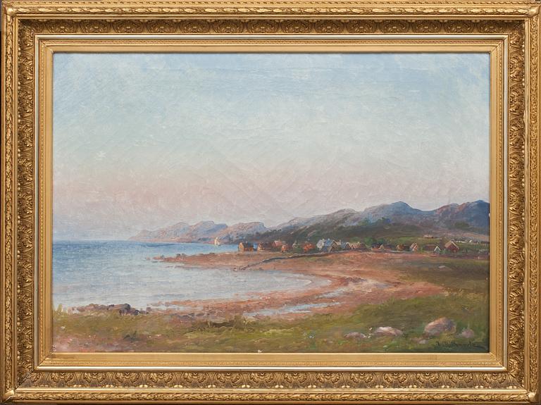 LUDVIG RICHARDE , olja på duk. Signerad.